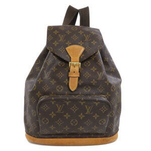 LOUIS VUITTON M51135 Montsouris GM Backpack Monogram Canvas